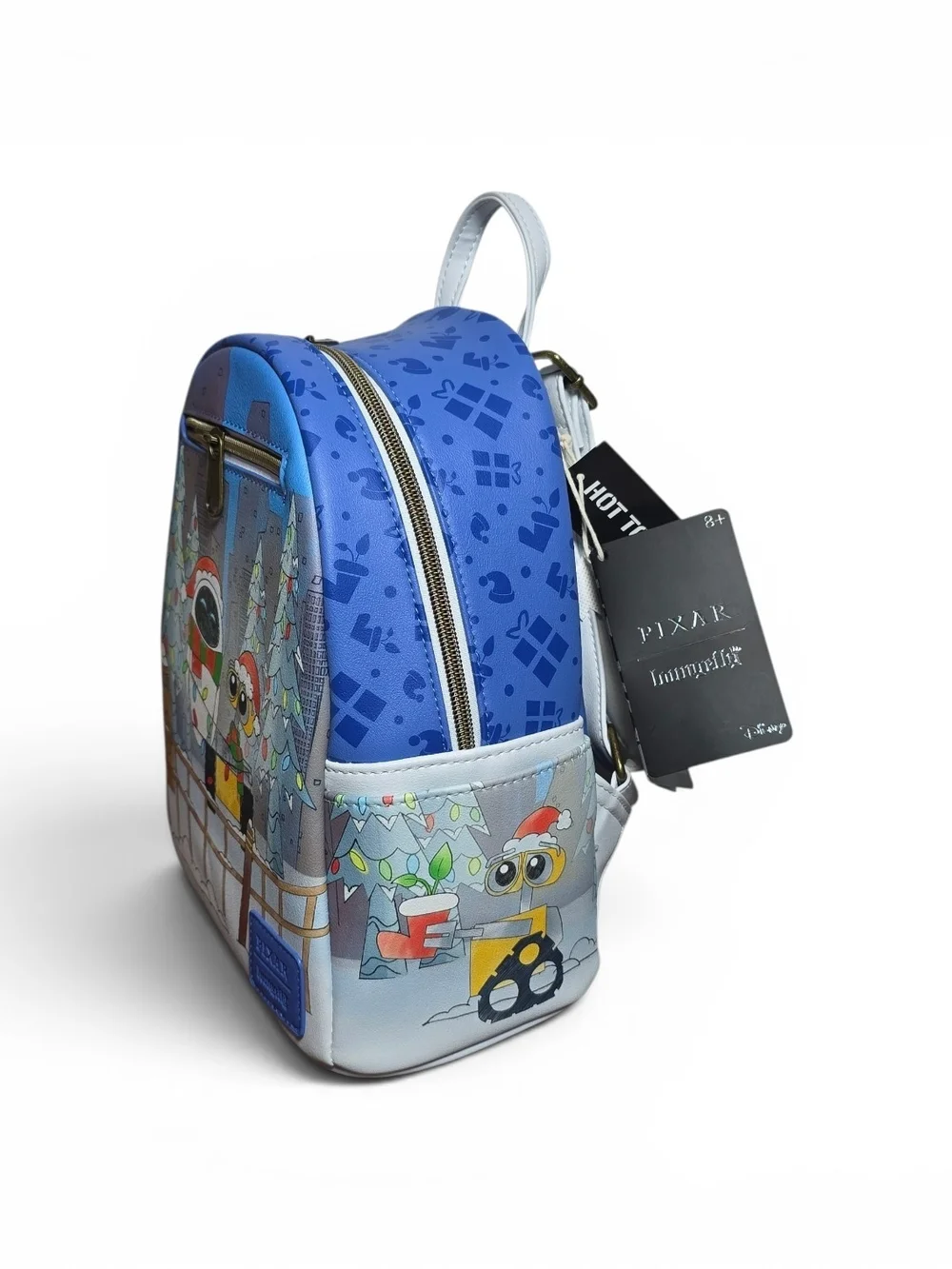 Loungefly Disney Pixar Wall-E & EVE Holiday Mini Backpack Christmas NWT